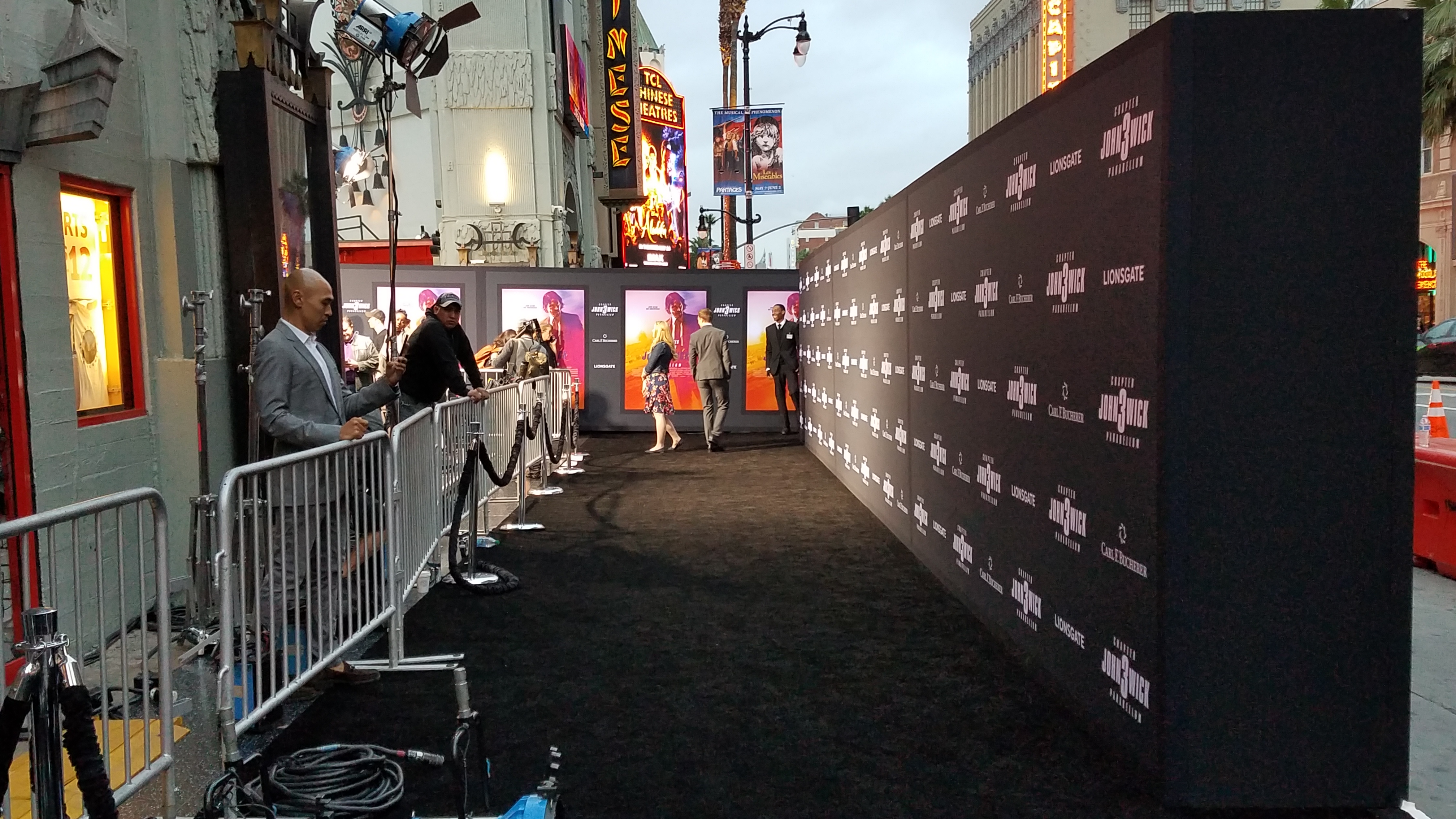Black Carpet after arrivals